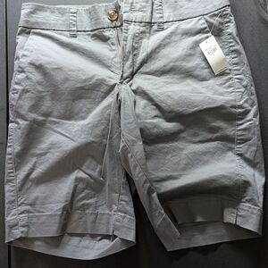 Old Navy Men's Light Gray Flat Front Shorts